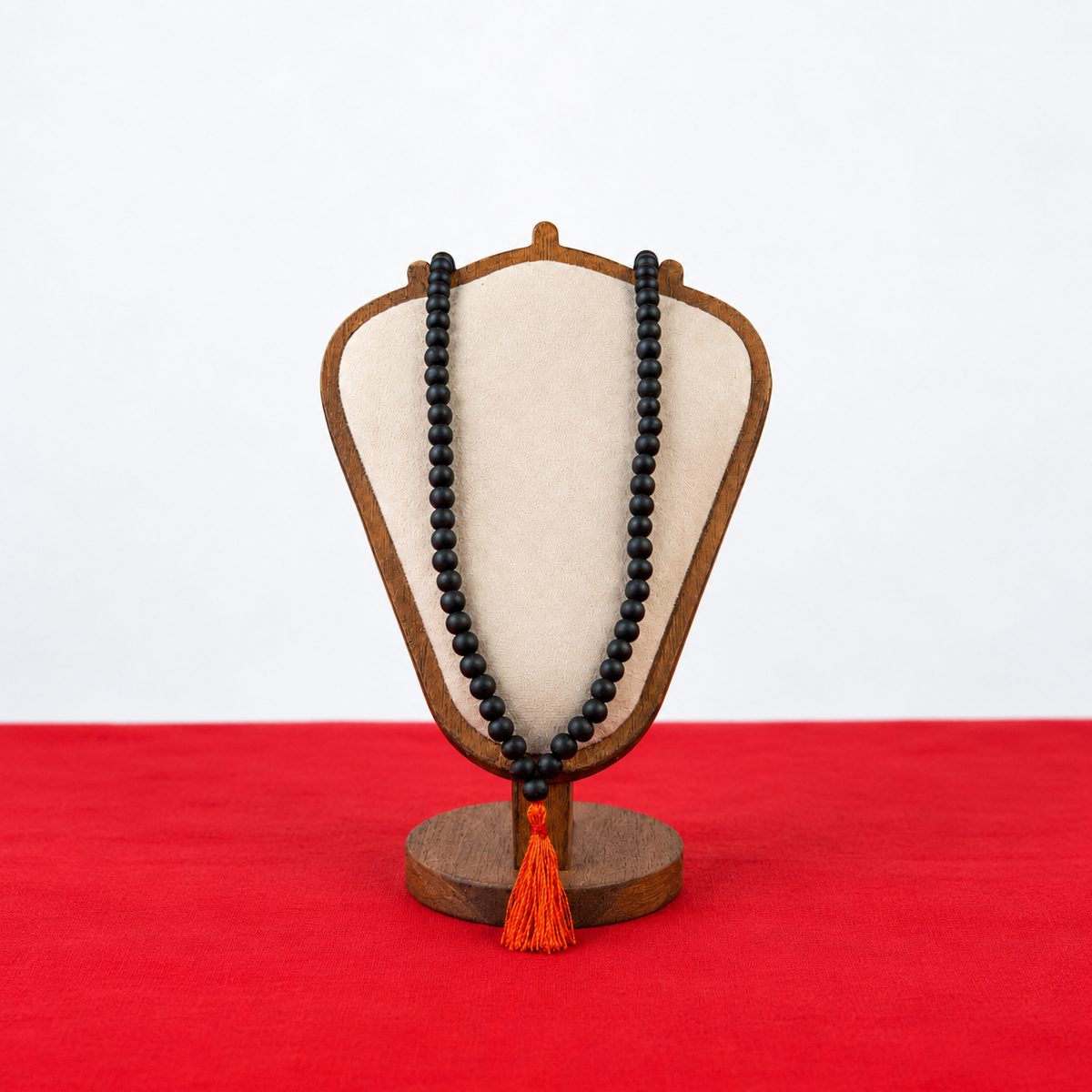 Authentic Karungali Mala – 108 Beads | Natural Ebony Wood Prayer Mala