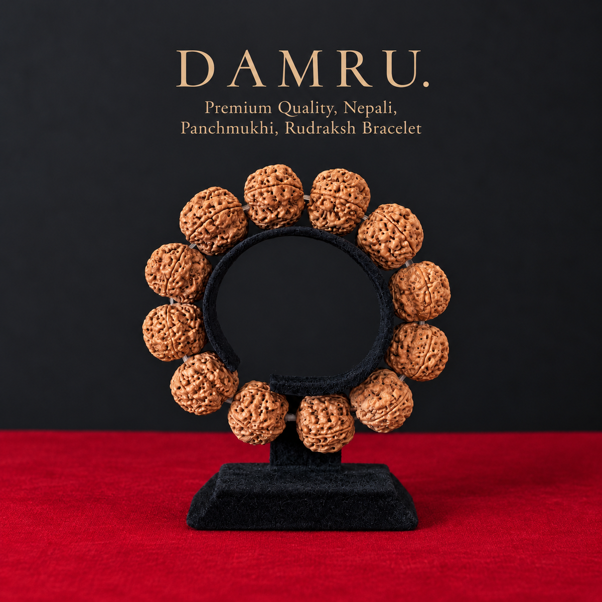 Authentic 5 Mukhi Super Collector Rare Nepali Rudraksha Bracelet