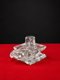 Pure Crystal Shivling | Bring Peace & Positive Energy to Your Sacred Space