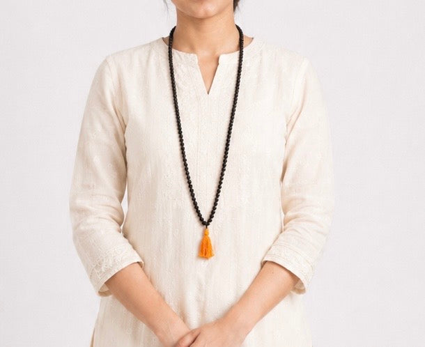 Authentic Karungali Mala – 108 Beads | Natural Ebony Wood Prayer Mala