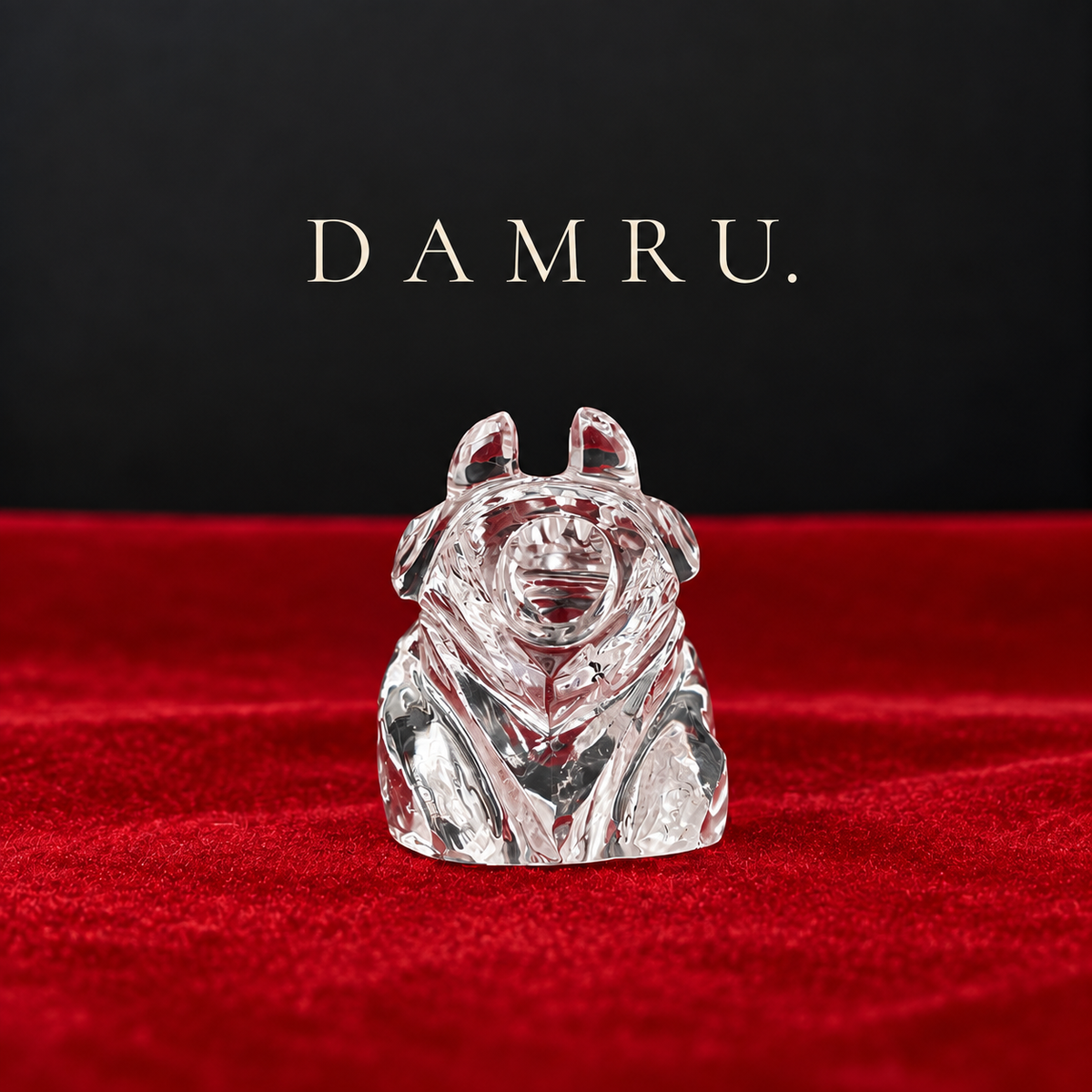 Pure Sphatik Nandi Idol – Handcrafted Natural Clear Quartz Sacred Bull for Home Mandir & Vastu
