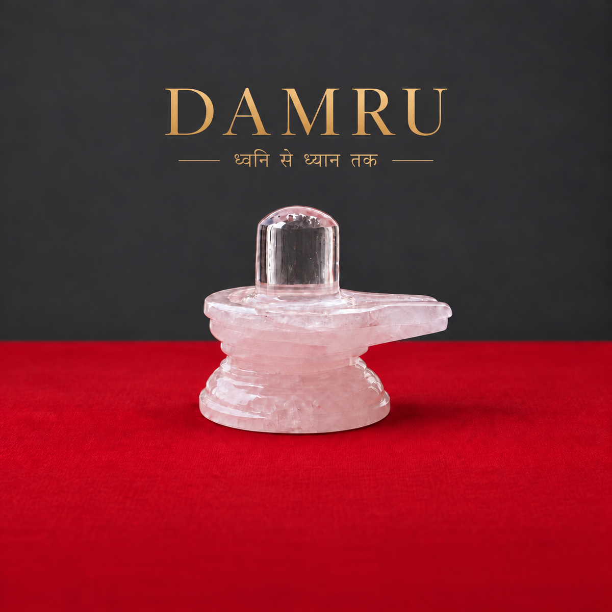 Authentic Sphatik & Pink Quartz Shivling | Premium Crystal Shiva Lingam for Vastu & Home Pooja