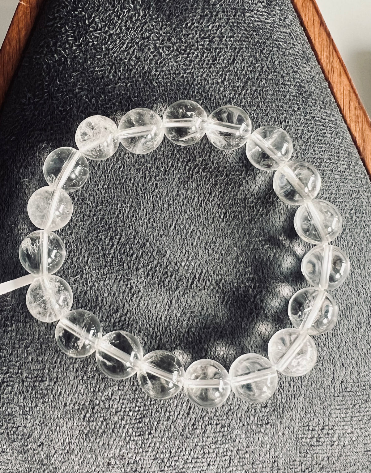 Natural Sphatik Bracelet Crystal Quartz | Unisex Stretch Bracelet