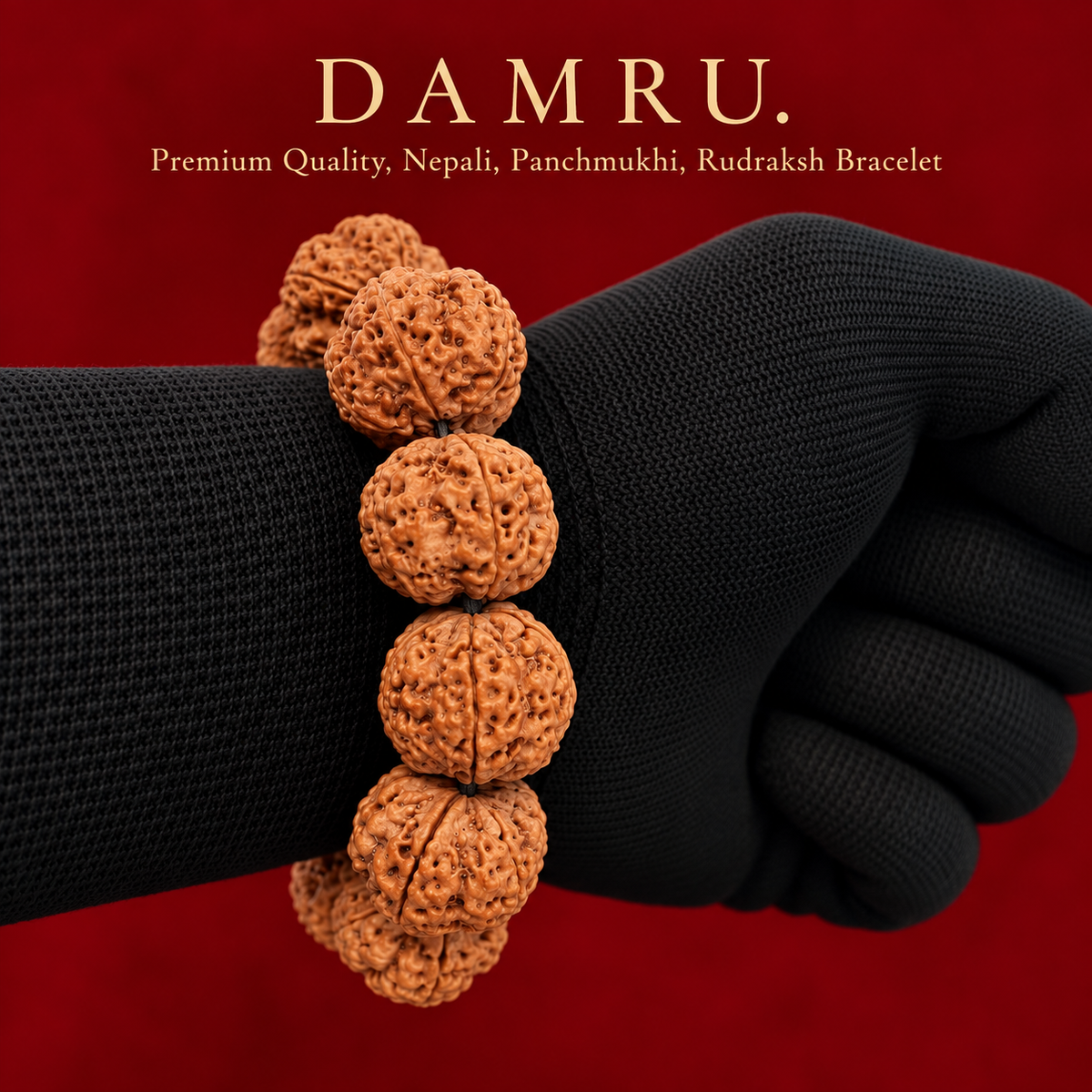 Authentic 5 Mukhi Super Collector Rare Nepali Rudraksha Bracelet