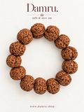 Authentic 5 Mukhi Rudraksha Bracelet – Bead Size (21–23 mm)