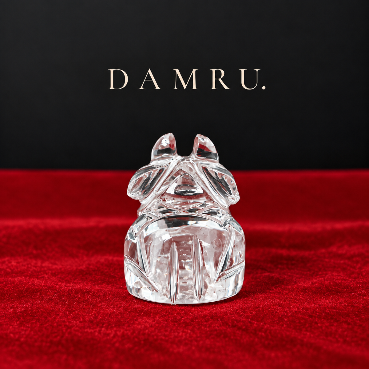 Pure Sphatik Nandi Idol – Handcrafted Natural Clear Quartz Sacred Bull for Home Mandir & Vastu