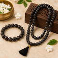 Authentic Karungali Mala & Bracelet Combo Set – 15% Combo Discount