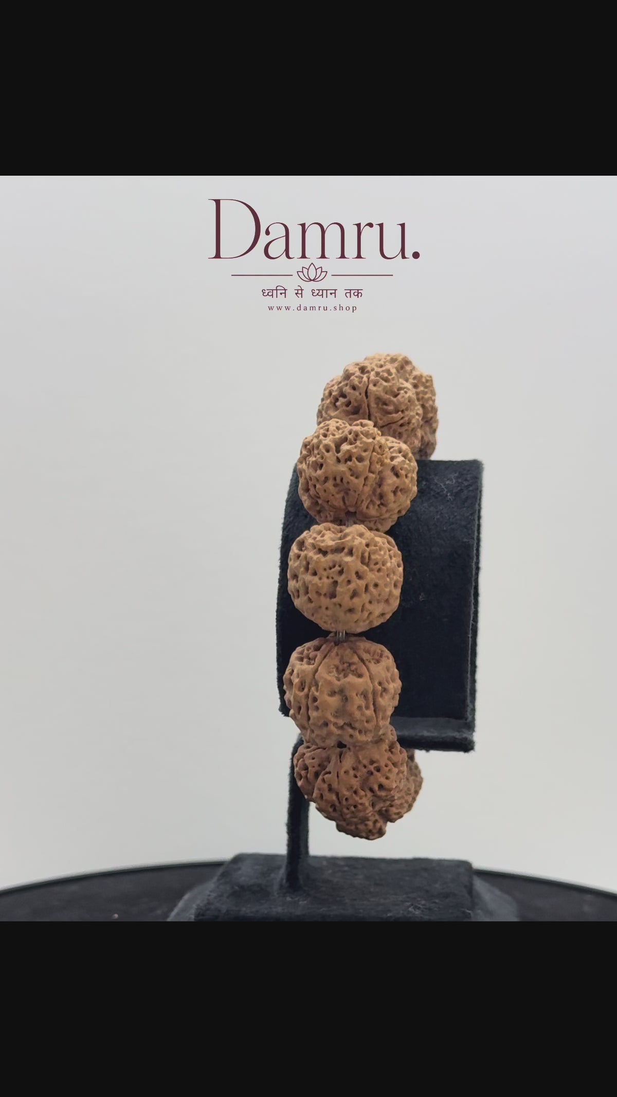 Authentic 5 Mukhi Rudraksha Bracelet – Bead Size (21–23 mm)